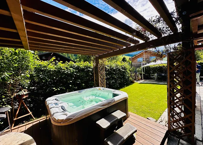 The Swiss Paradise 2 Apartment With Garden, Whirlpool, And Mountain Panorama