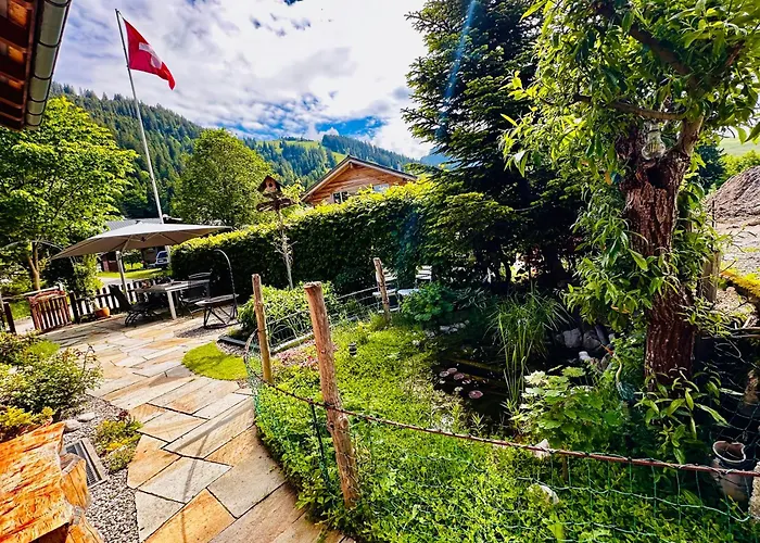 The Swiss Paradise 2 Apartment With Garden, Whirlpool, And Mountain Panorama
