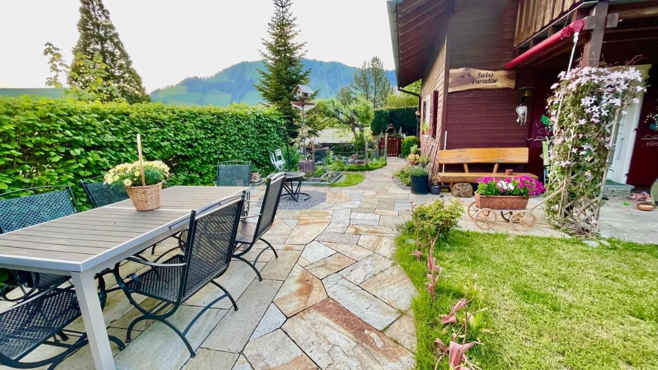 The Swiss Paradise 2 With Garden, Whirlpool, And Mountain Panorama Apartment Wirzweli