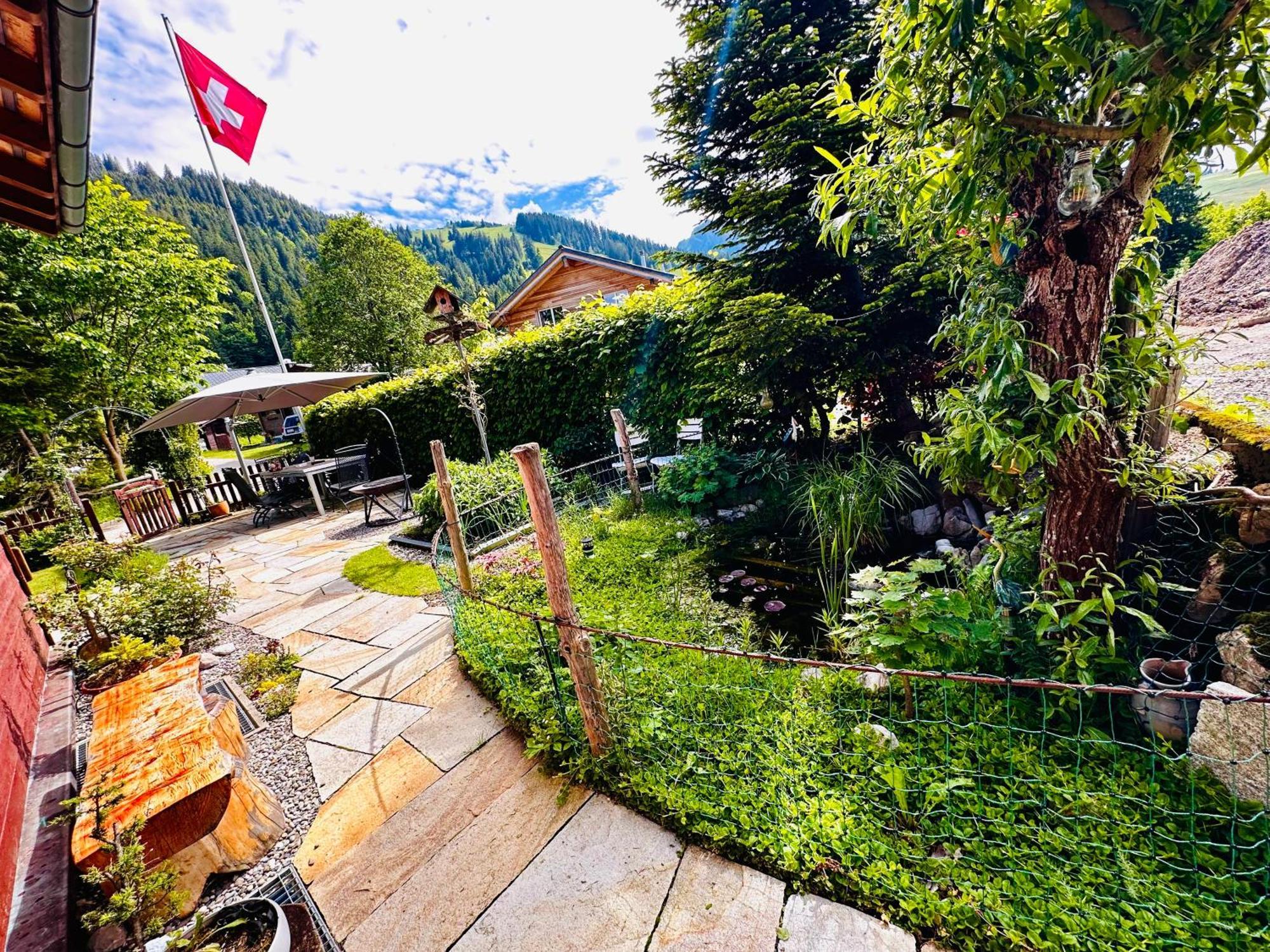The Swiss Paradise 2 With Garden, Whirlpool, And Mountain Panorama Apartment Wirzweli